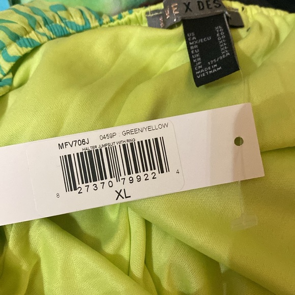 NWT Beautiful green halter dress size XL - Picture 7 of 7